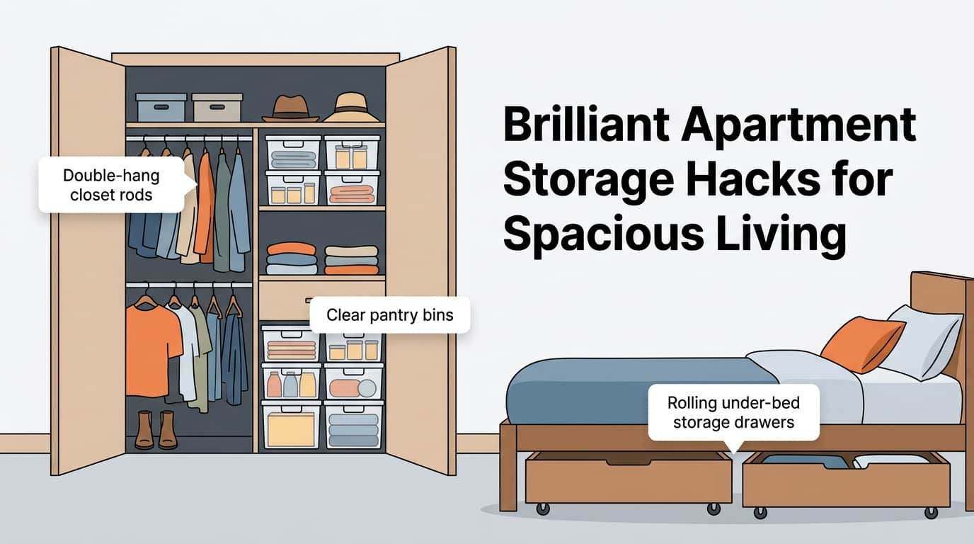 Apartment Storage Hacks for Small Spaces in Wilmington, NC